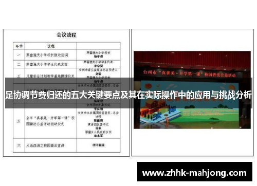 足协调节费归还的五大关键要点及其在实际操作中的应用与挑战分析 足协调节费归还的五大关键要点及其在实际操作中的应用与挑战分析